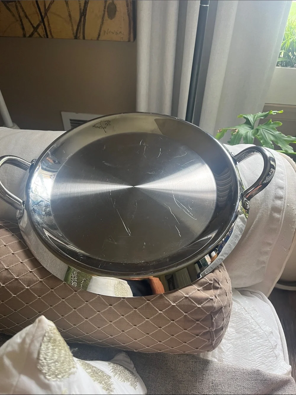 Gorgam  stainless steel serving tray